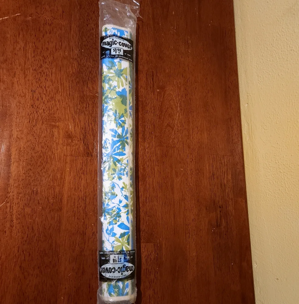 NOS Colorful Floral Liner Self Adhesive Magic Cover